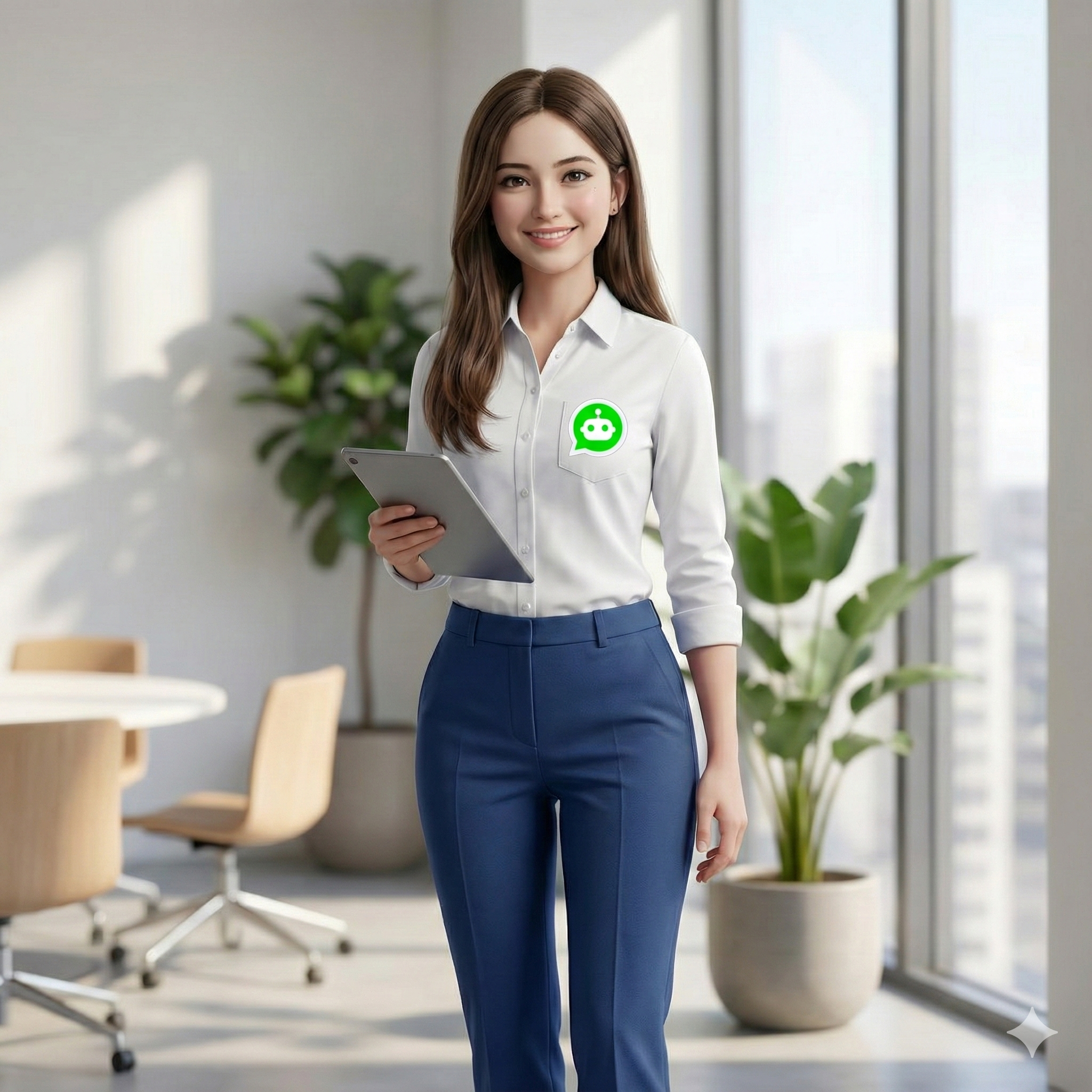Retrato oficial de Asis, la asistente virtual de AsistChat